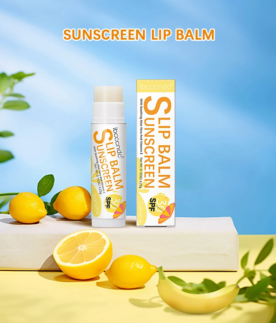 Sunscreen Lip Balm with SPF 30 for Daily UV Protection and Hydration