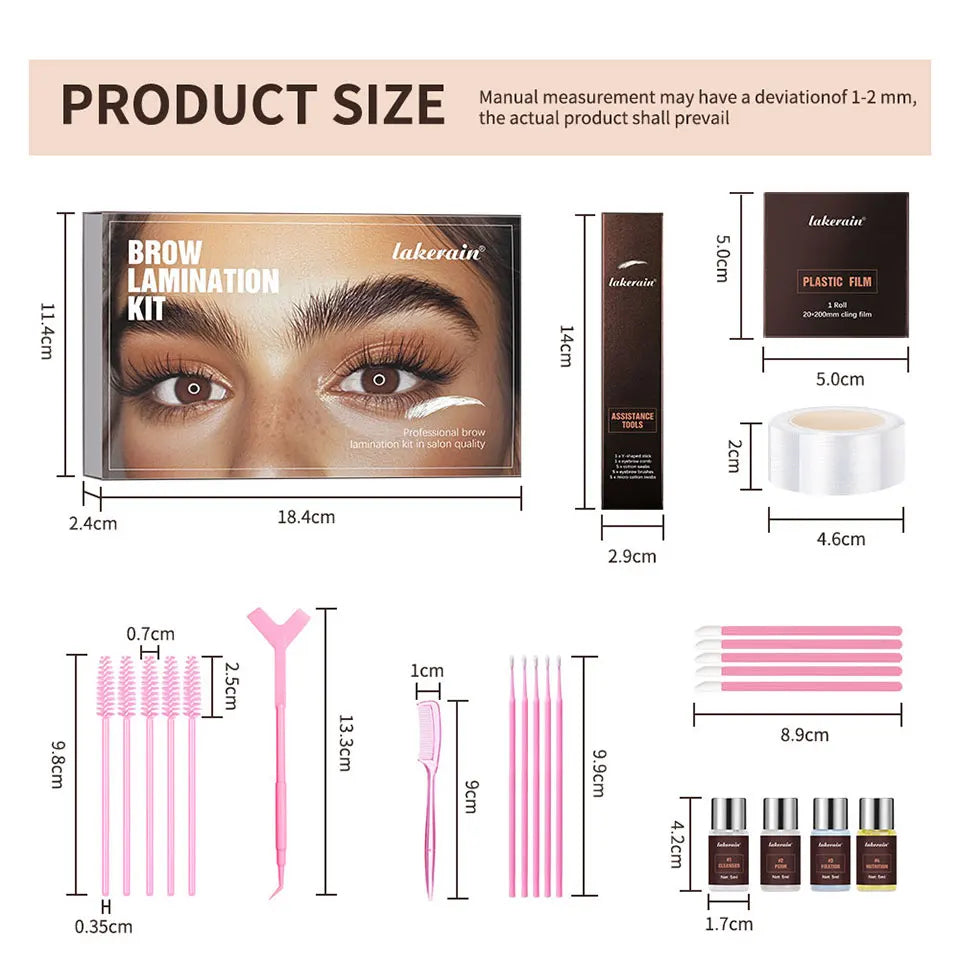 Professional Eyebrow Lamination Kit for Perfect Brow Lifting and Shaping
