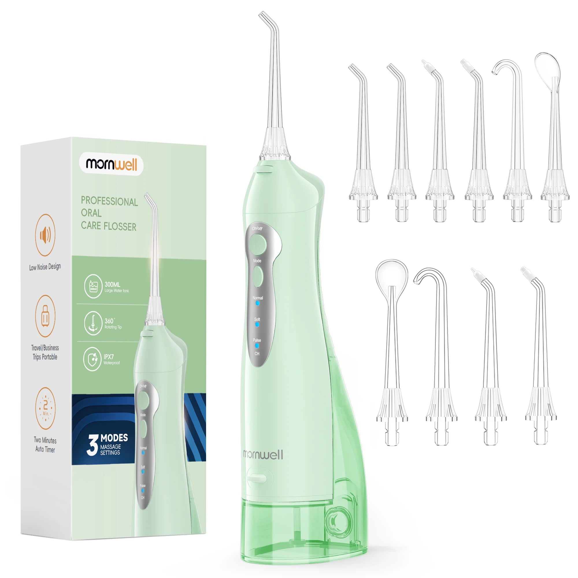 Rechargeable Portable Oral Irrigator Water Flosser for Deep Teeth Cleaning - 22
