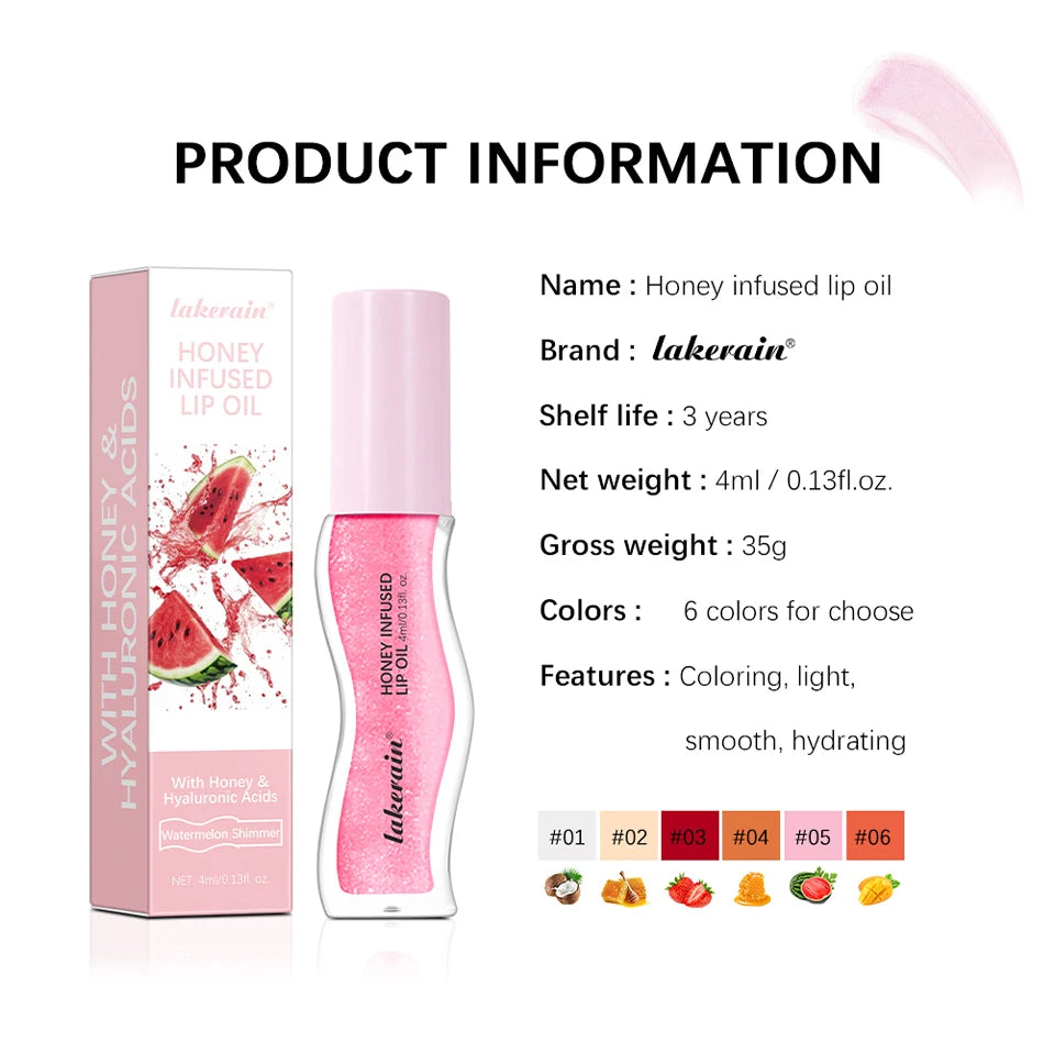 Honey Infused Hydrating Lip Gloss for Soft Nourished Lips - 17