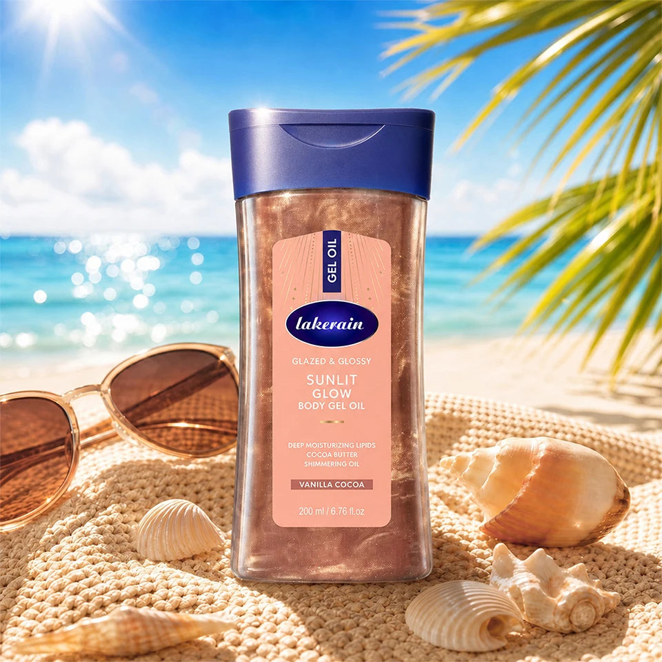 Sunlit Glow Body Shimmer Oil for Radiant Hydrated Skin - 18