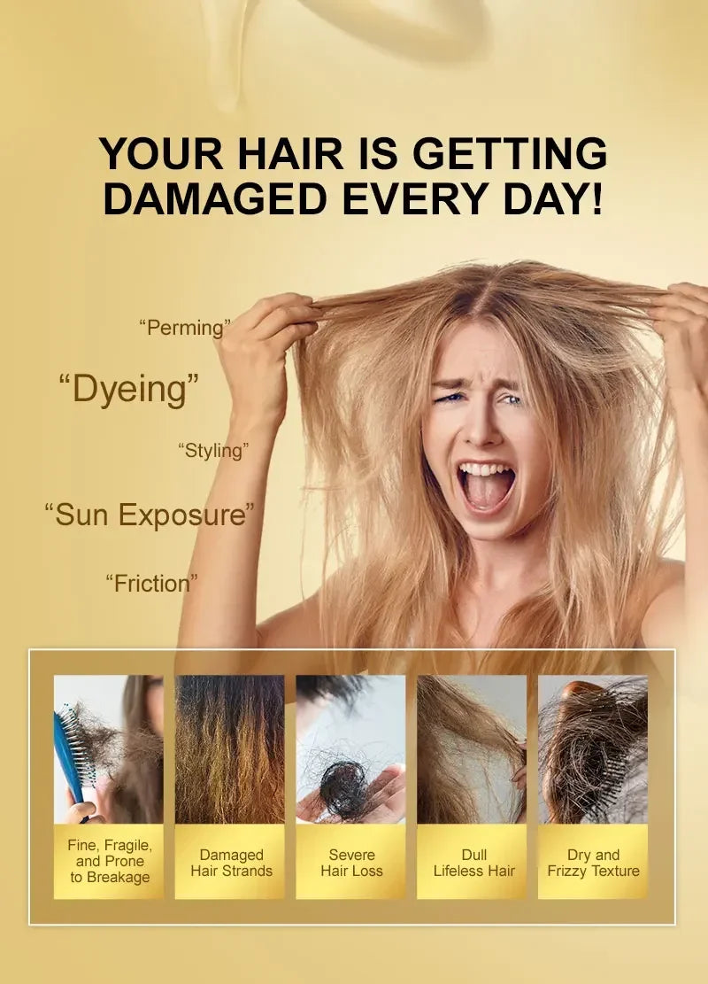 Amino Acid Revitalizing Hair Oil for Smooth and Frizz-Free Shine