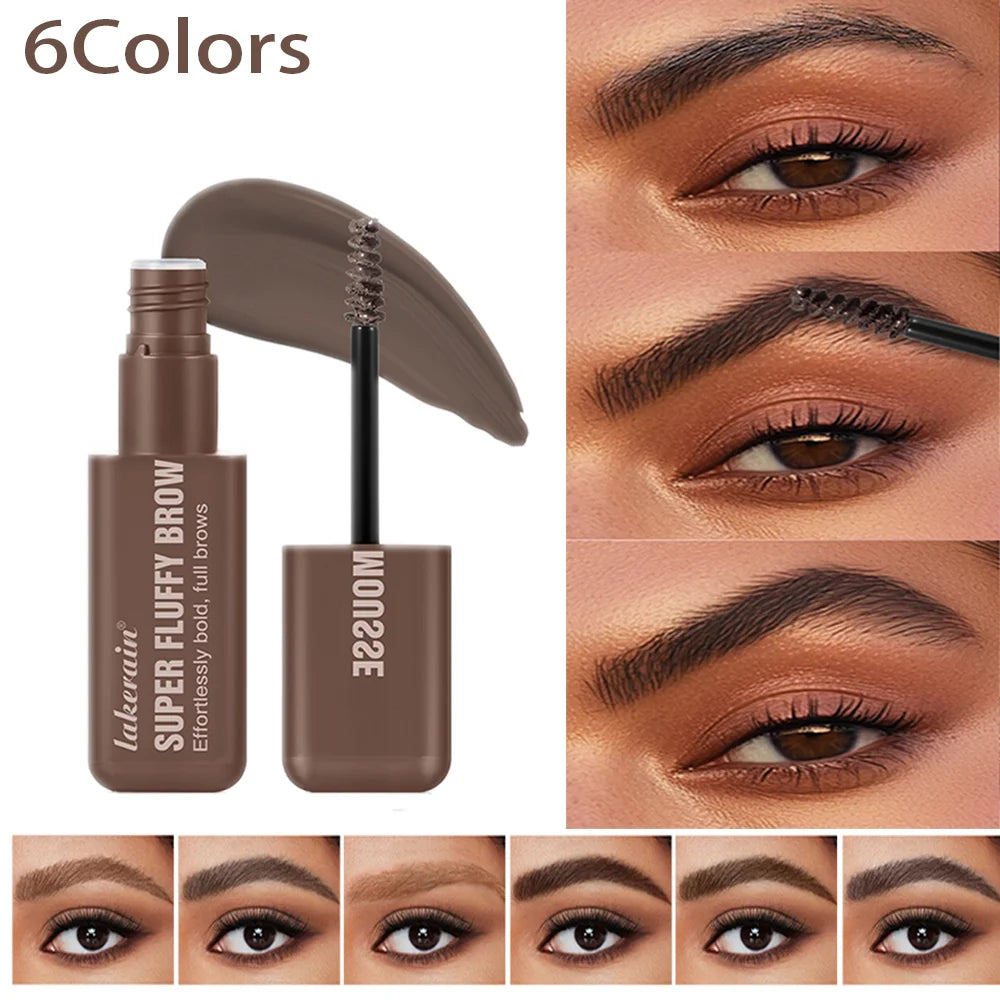 Waterproof Fluffy Brow Mousse for Natural and Volumized Eyebrows - 1