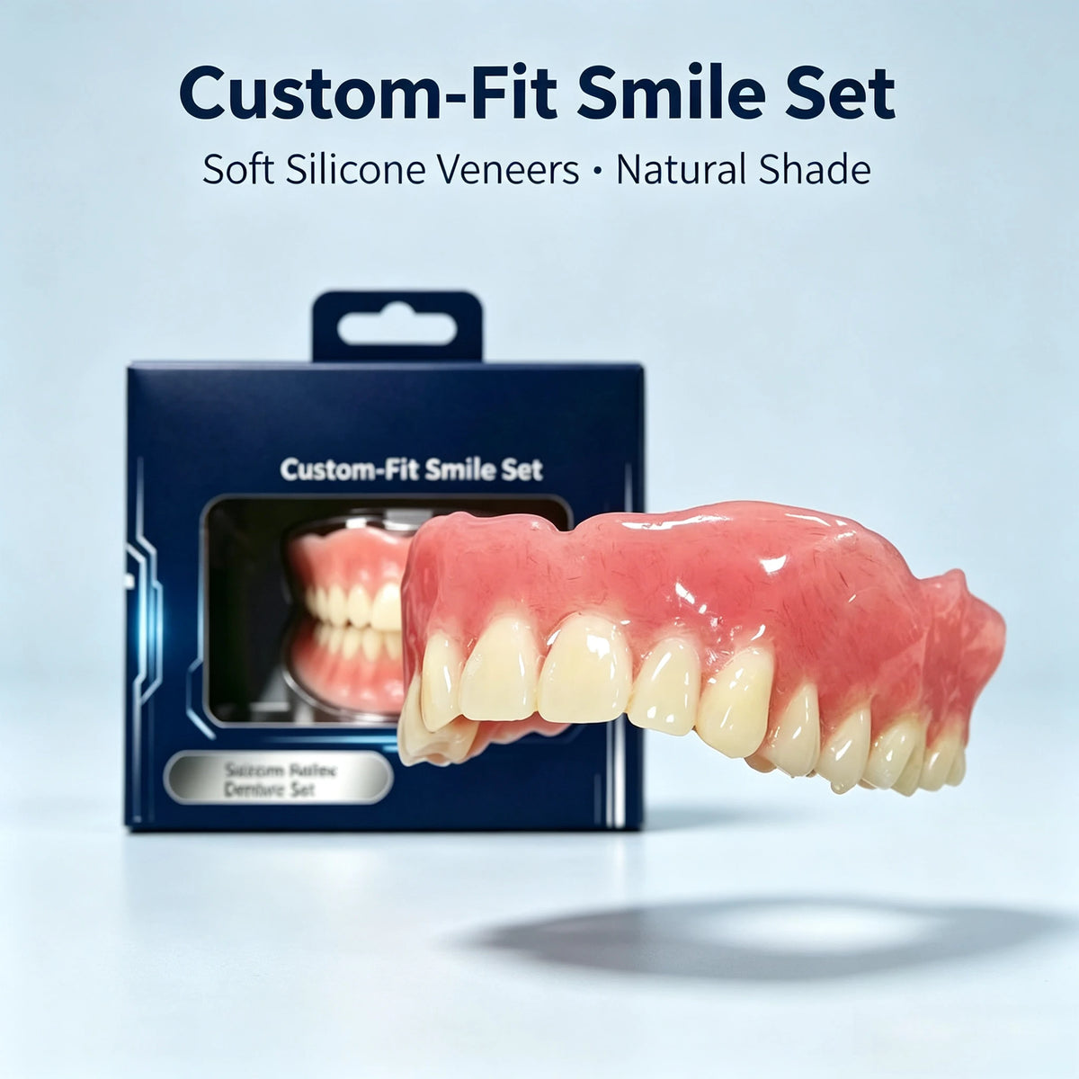 Custom-Fit Silicone Cosmetic Veneers for a Confident Smile