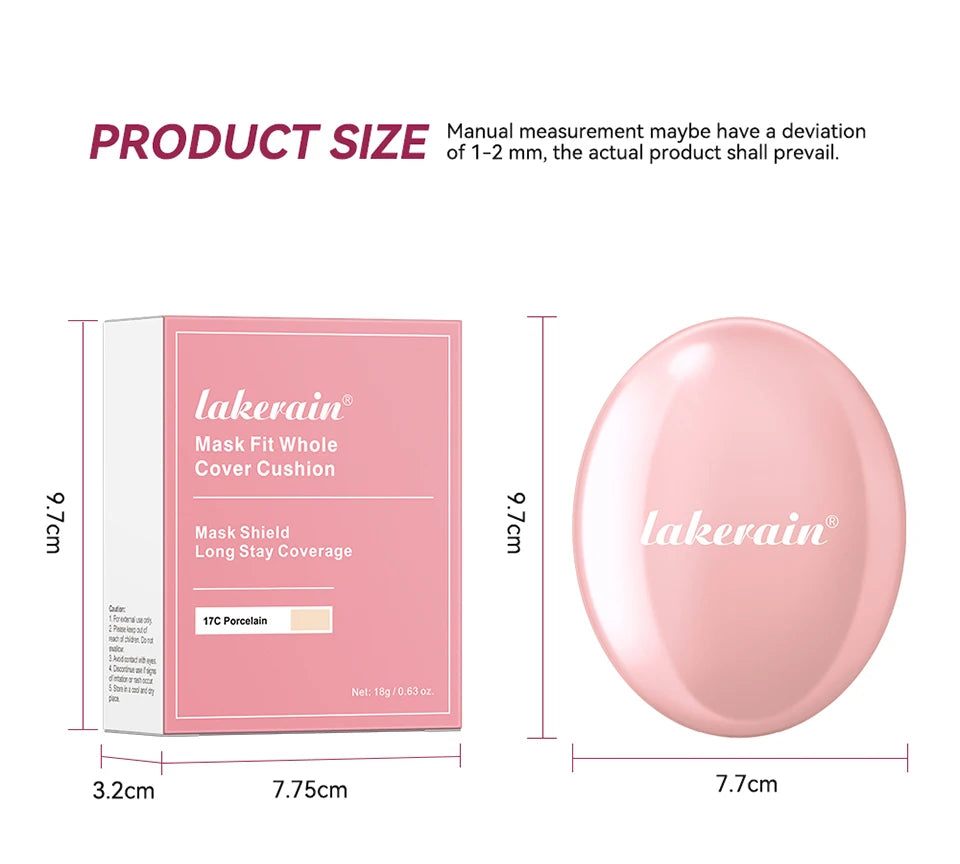Waterproof Cushion Foundation for Long-Lasting Natural Coverage