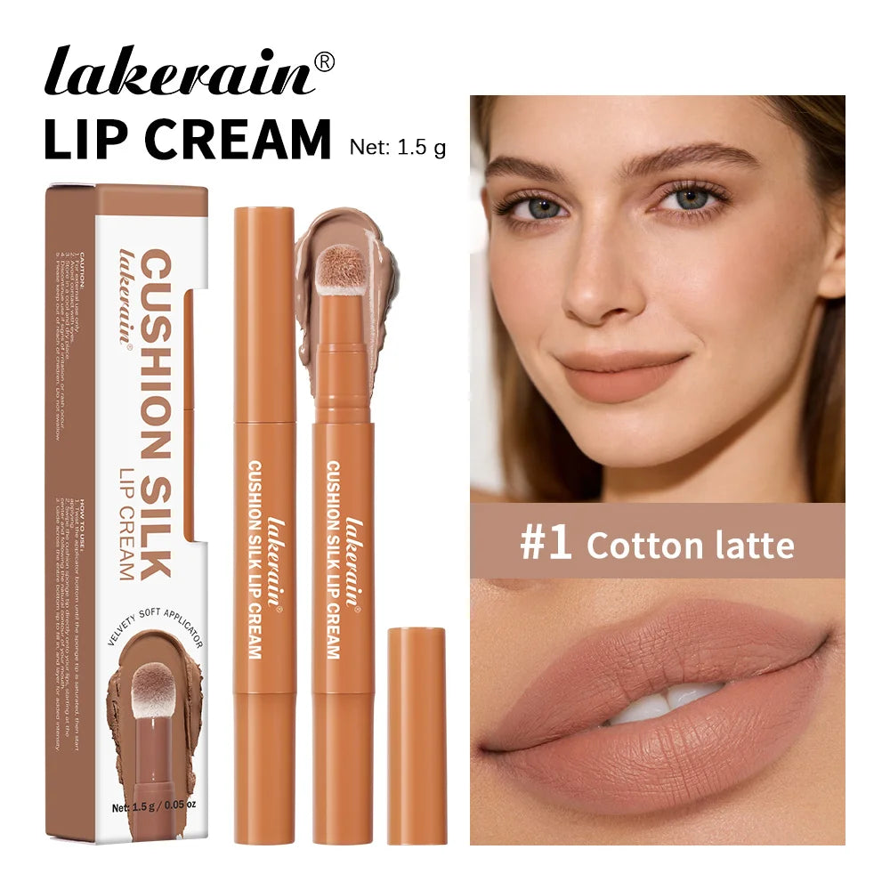 2-in-1 Waterproof Air Cushion Lip Cream and Face Blush Makeup