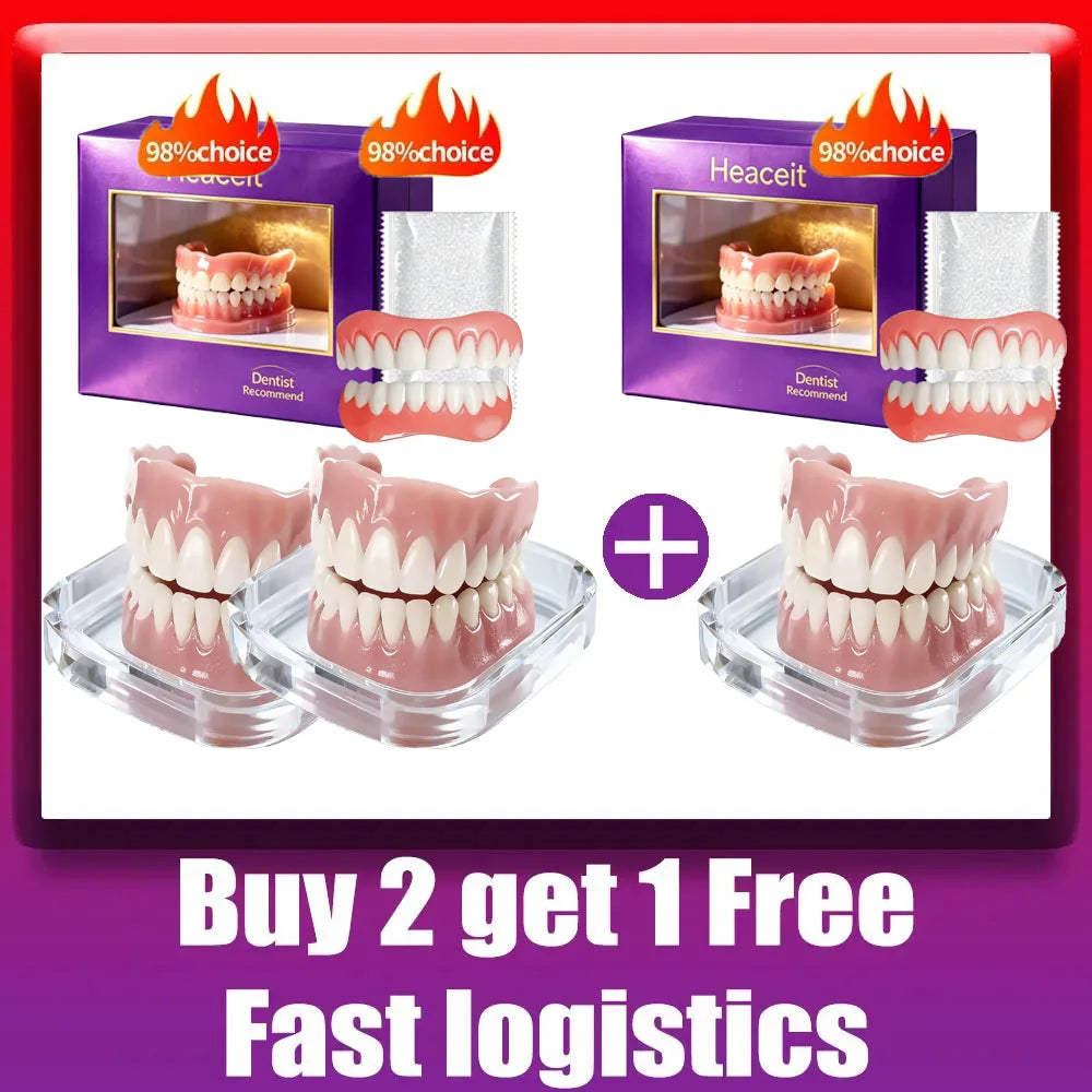 Adjustable Silicone Cosmetic Dentures for a Natural Lifelike Smile - 9