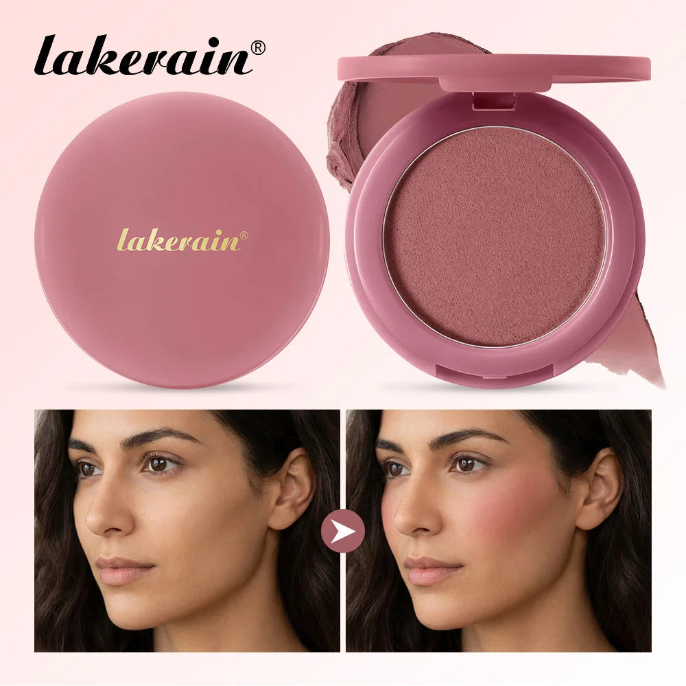 Matte Bouncy Cream-to-Powder Blush for Natural Long-Lasting Flush