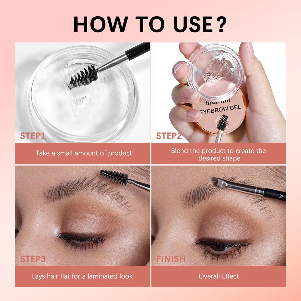 Waterproof Sculpting Brow Styling Gel for Natural Long-Lasting Brows - 6