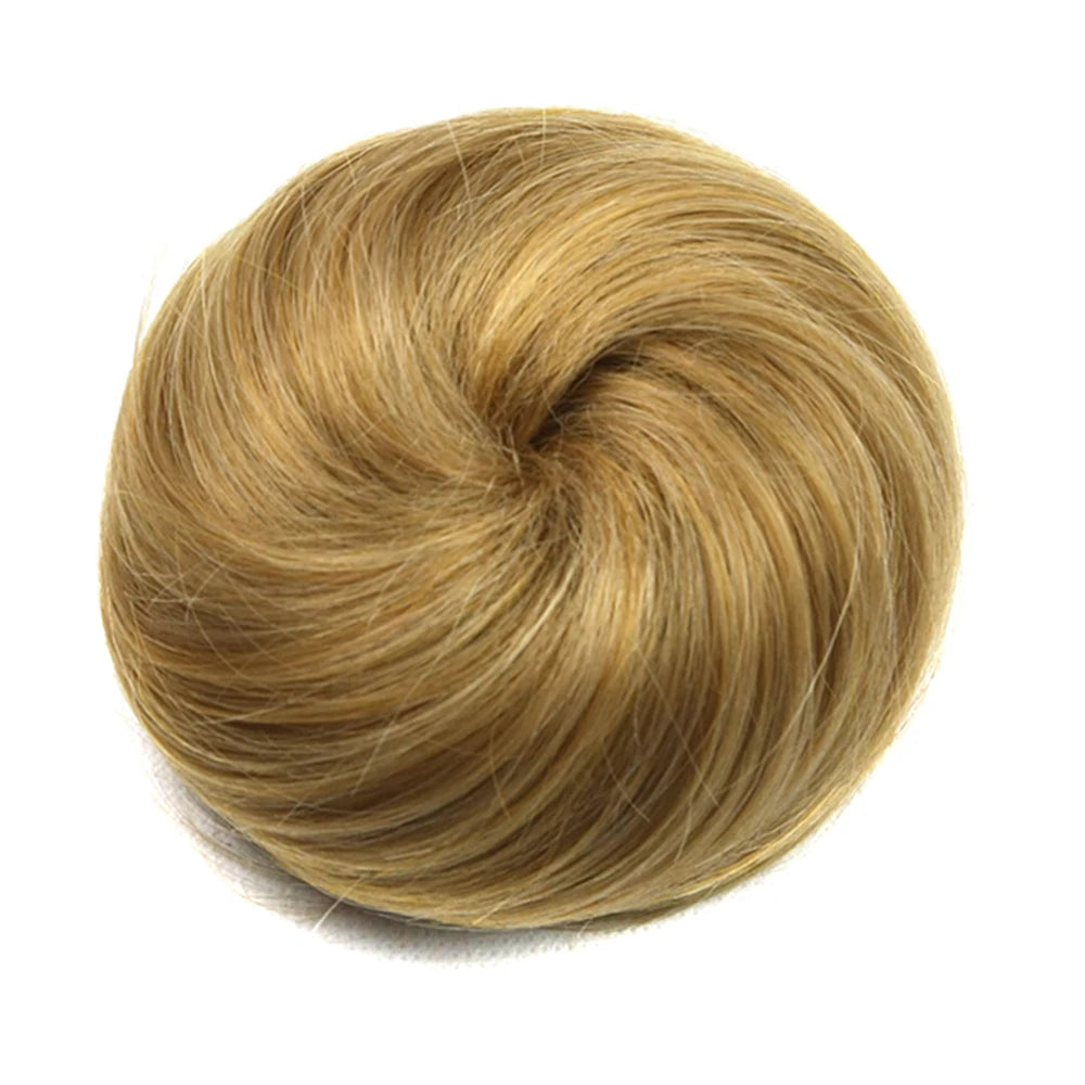 Adjustable Curly Hair Bun Scrunchie Extension for Instant Volume Updo - 9
