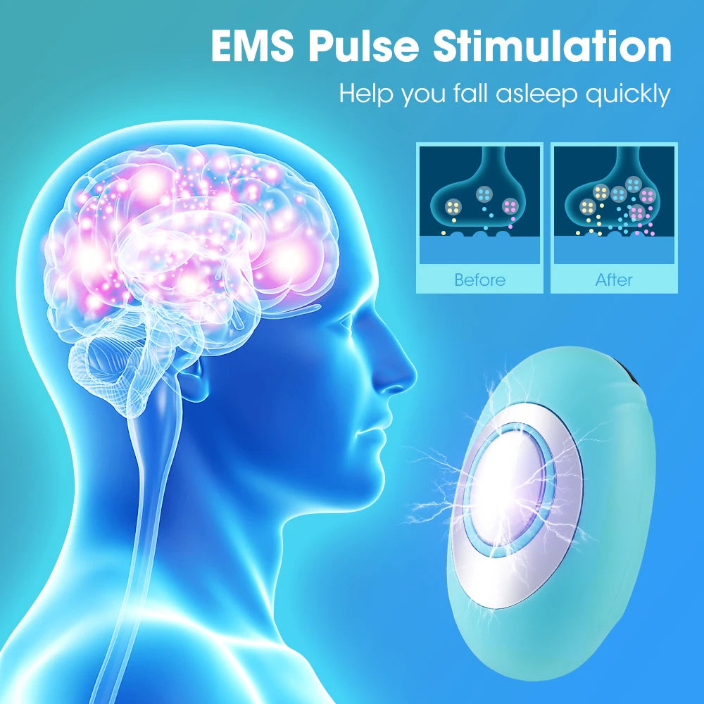 Handheld Micro-Current Sleep Aid Device for Anxiety and Stress Relief
