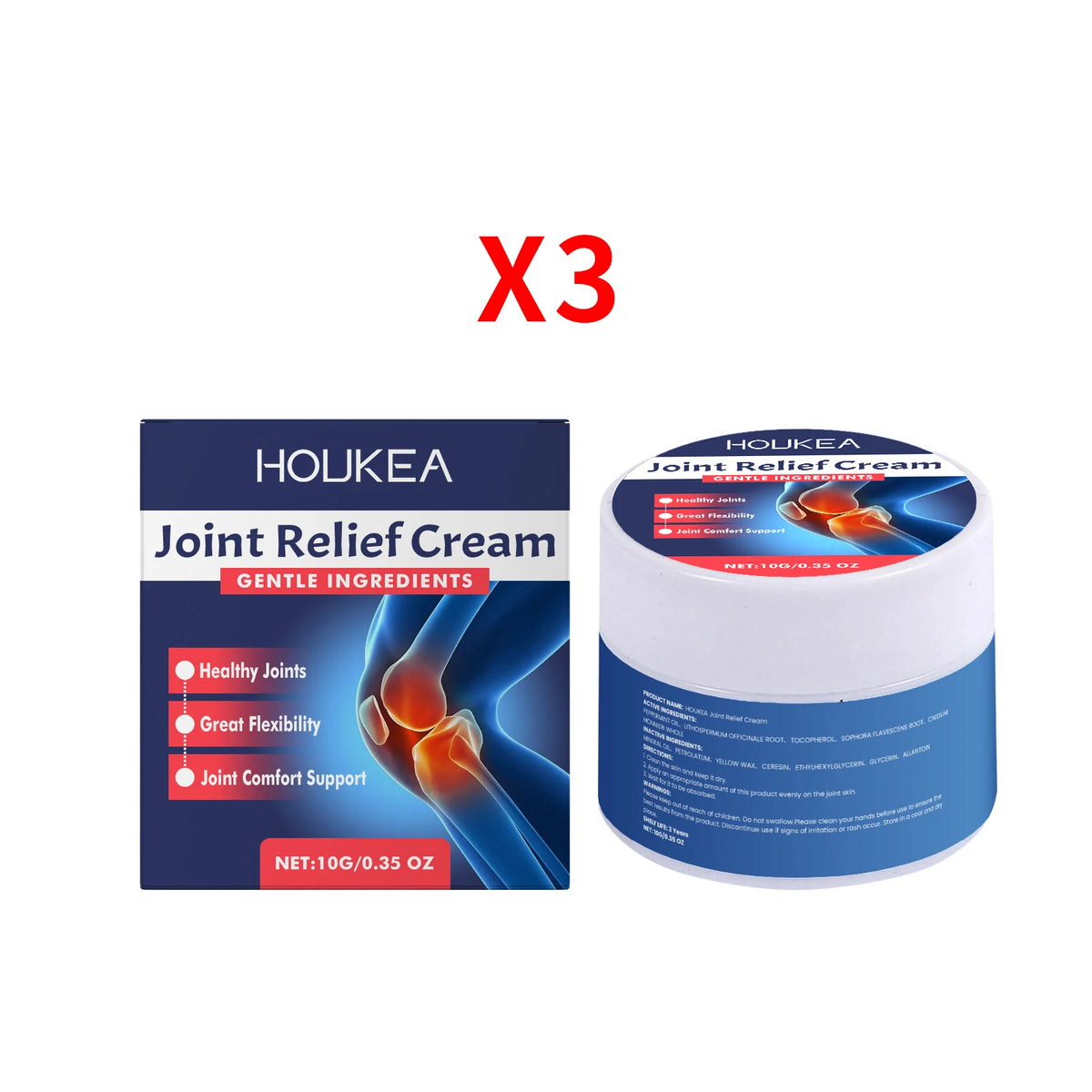 Soothing Joint Relief Massage Cream for Muscle Pain and Flexibility