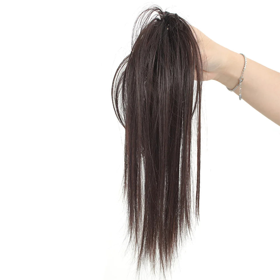 10-Inch Straight Claw Clip Ponytail Hair Extension - 11