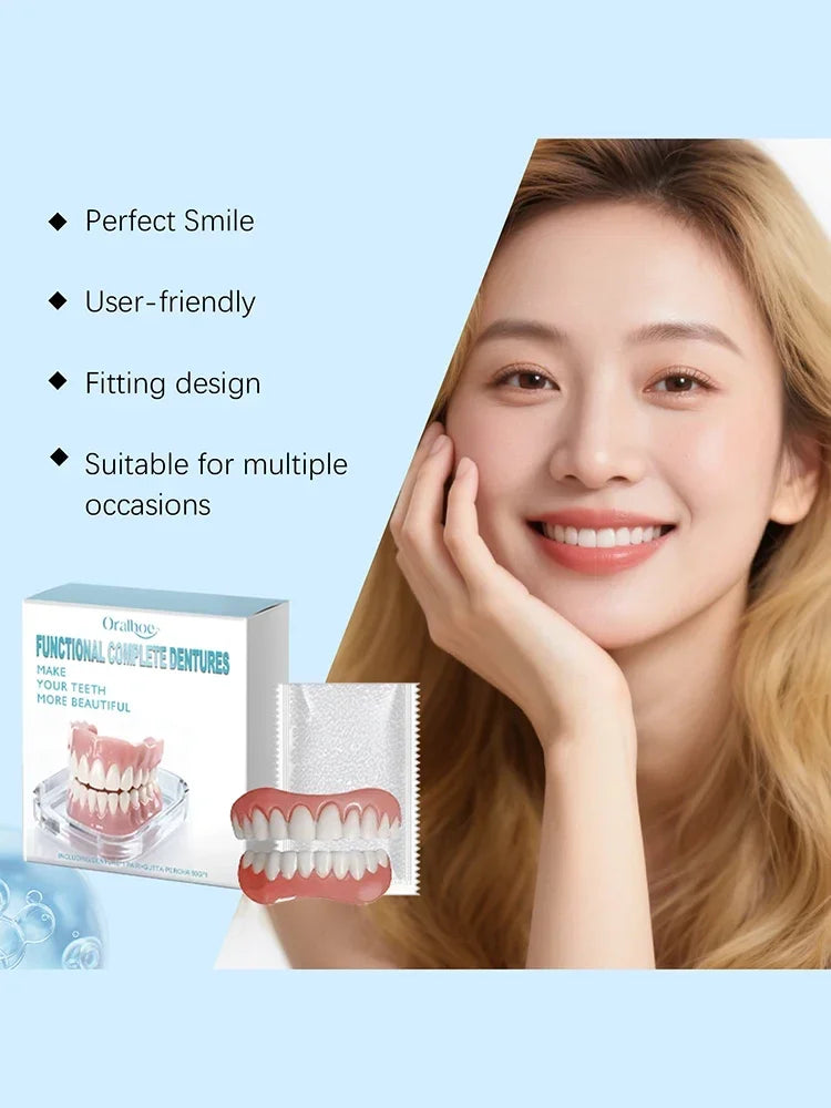 Instant Smile Temporary Dentures for Natural Looking Teeth - 14