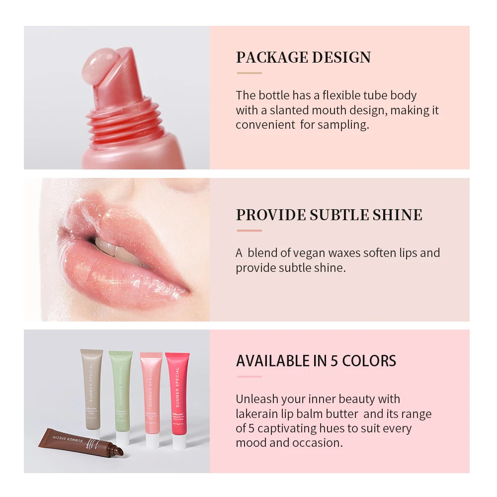 Moisturizing Lip Balm Butter for Soft Hydrated and Shiny Lips - 5