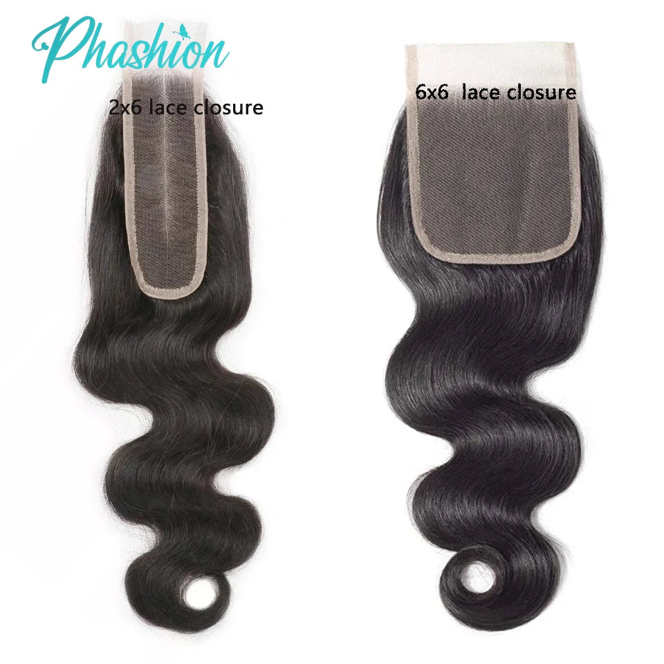 Transparent Lace Human Hair Closure for Natural Parting - 1