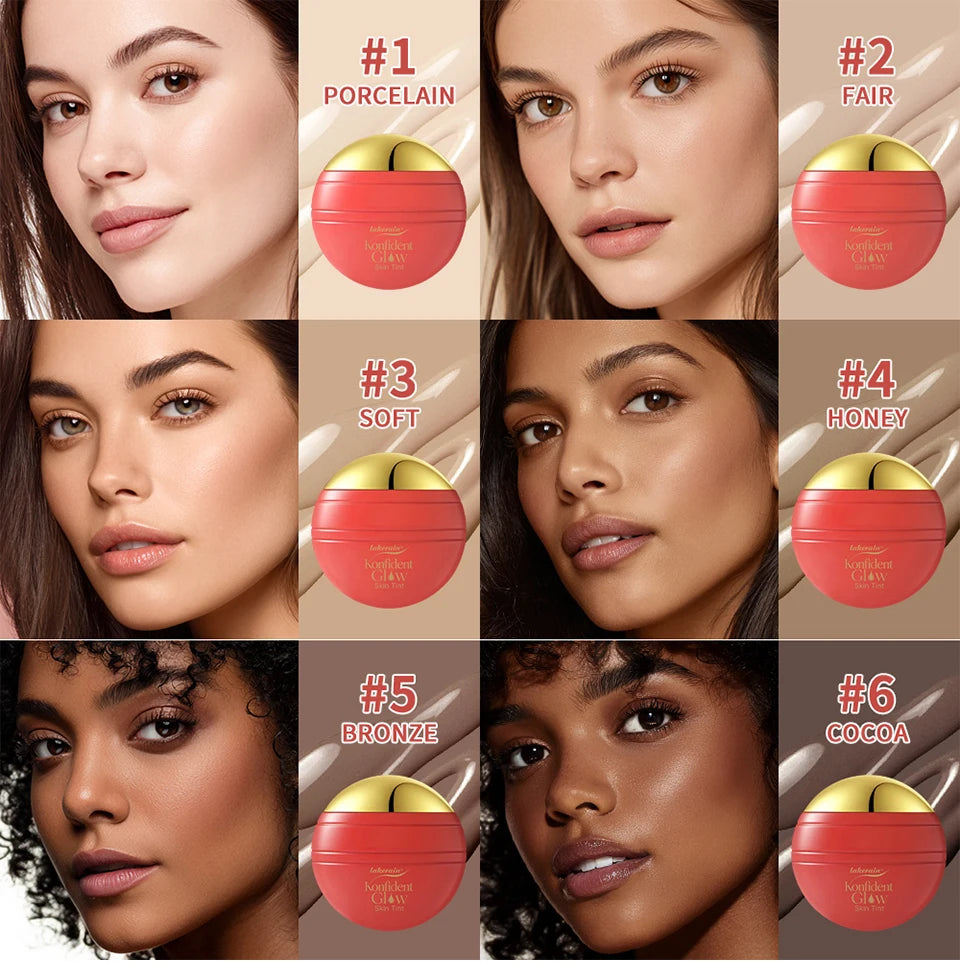 Hydrating Glow Skin Tint Foundation for a Radiant Natural Finish - 8