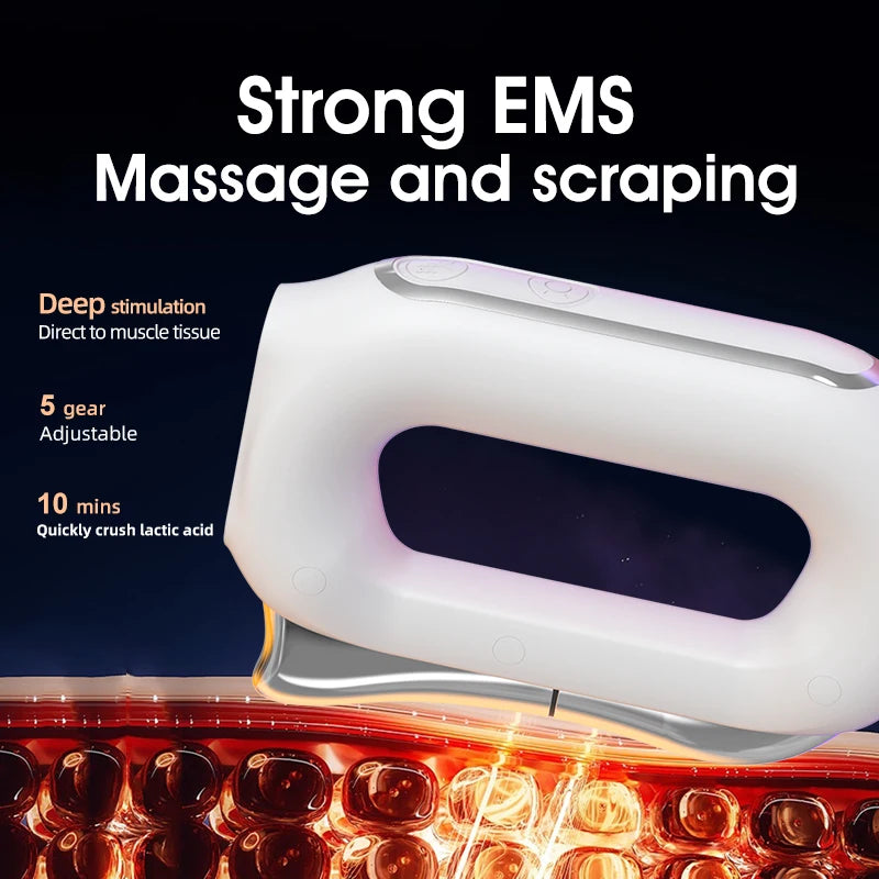 Electric Muscle Relaxation Fascia Blade with Microcurrent Vibration - 3
