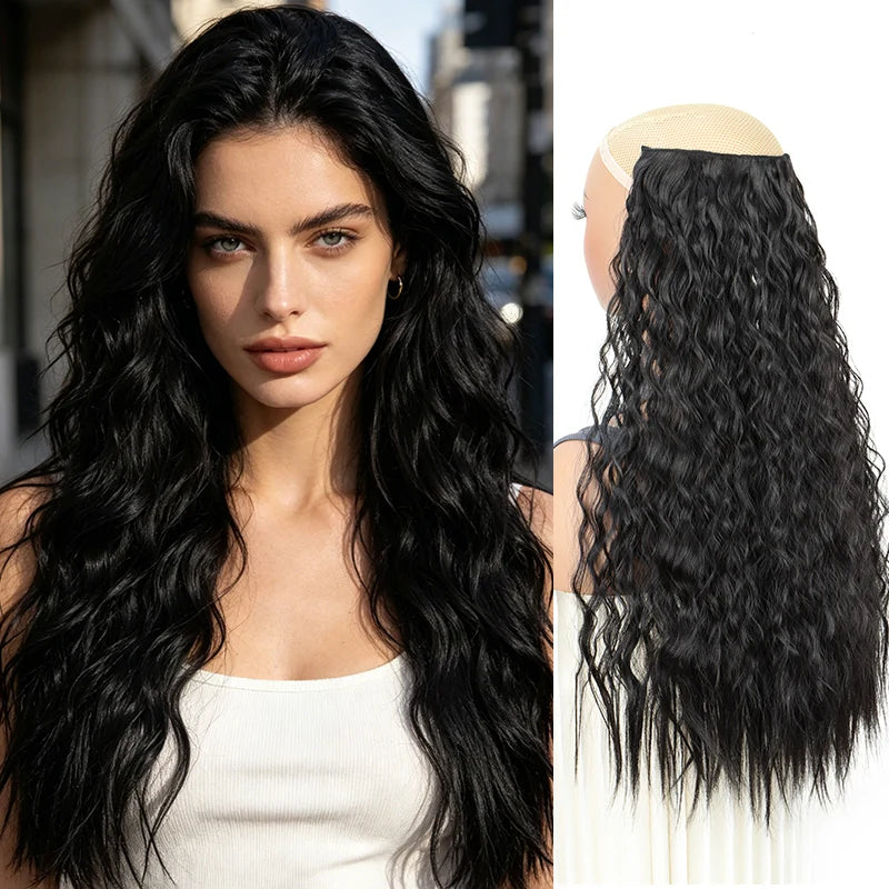 24-Inch Kinky Curly Clip-In Hair Extensions - 14