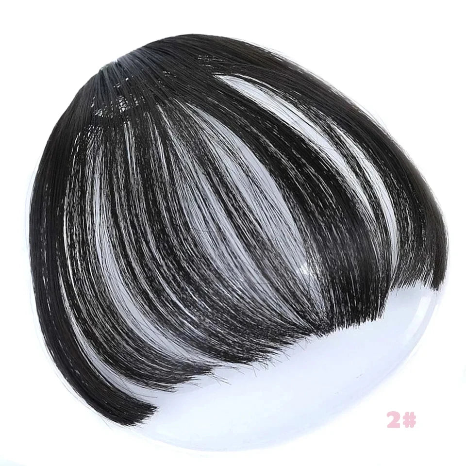 Clip In Air Bangs for Natural Hair Volumizing and Face Framing - 39