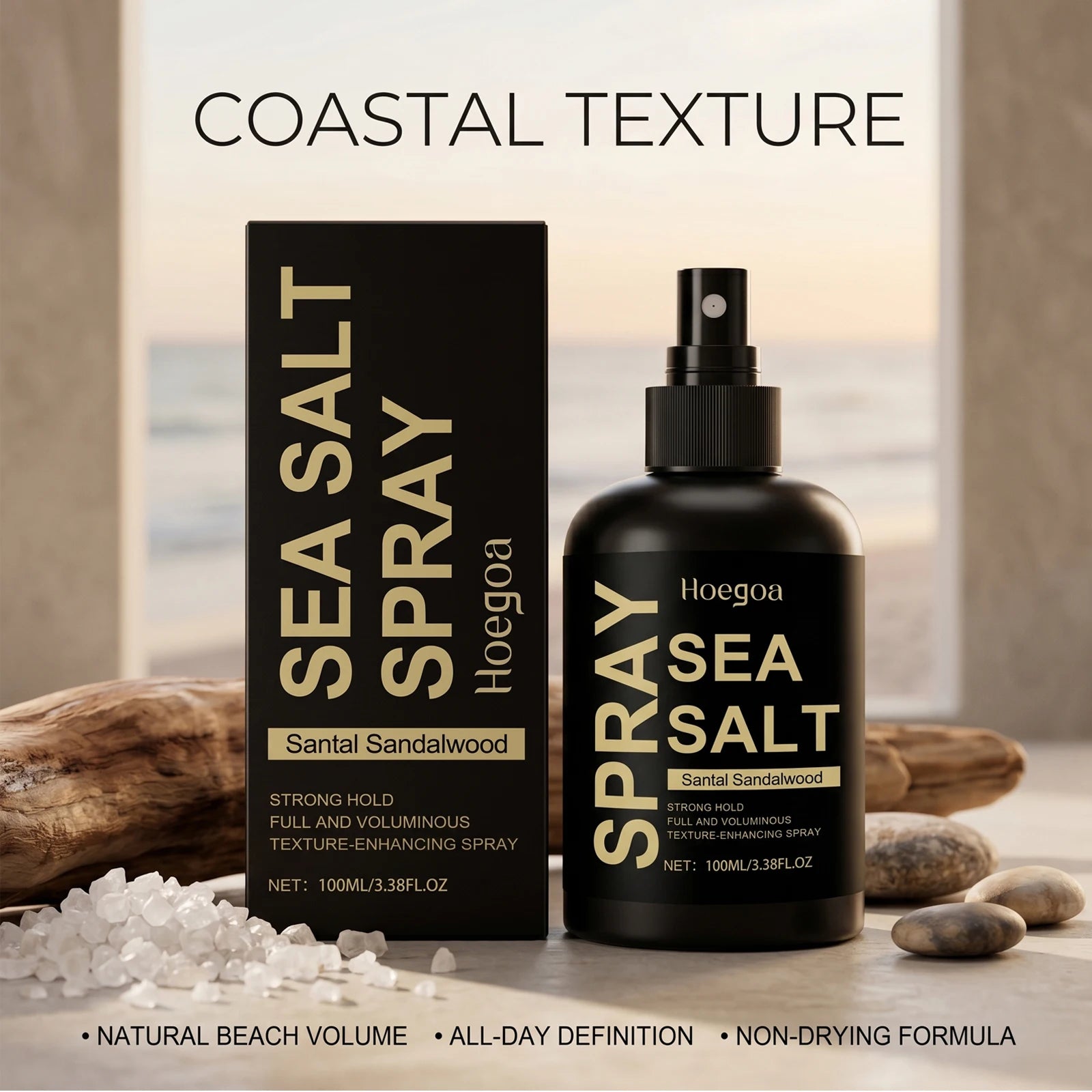 Volumizing Sea Salt Texturizing Hair Spray for Men and Women - 1