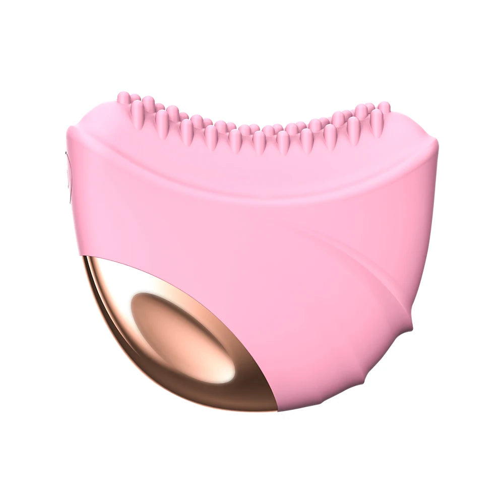 Electric Vibrating Body Contour Massage Brush for Exfoliation and Skincare