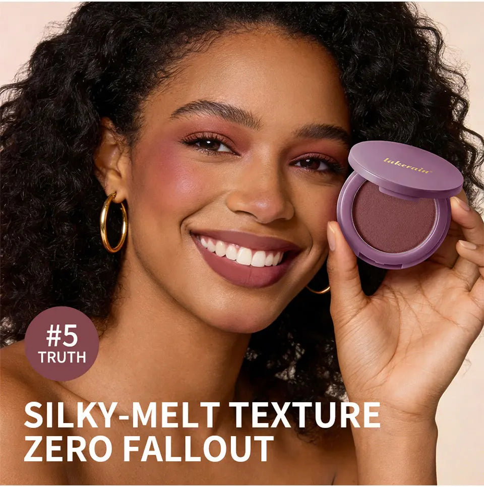 Matte Bouncy Cream-to-Powder Blush for Natural Long-Lasting Flush