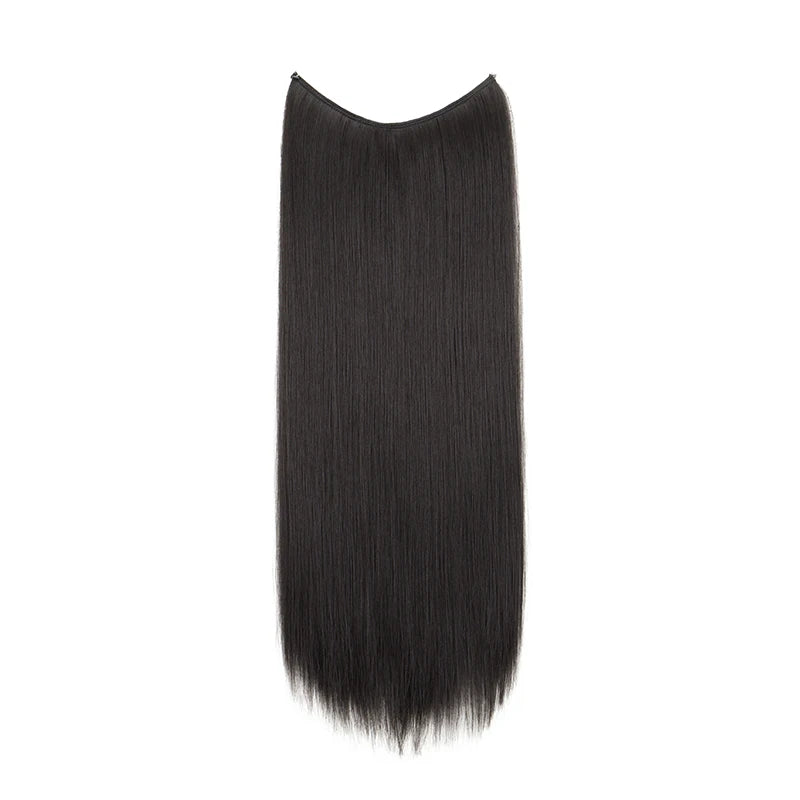 24-Inch Invisible Fishing Line Hair Extension for Instant Length