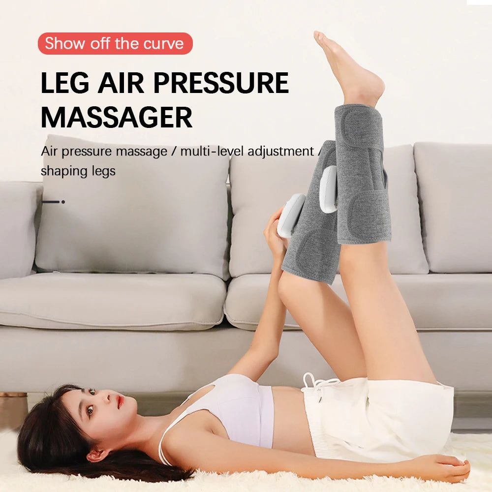 Wireless Air Pressure Calf Massager for Leg Pain Relief and Recovery