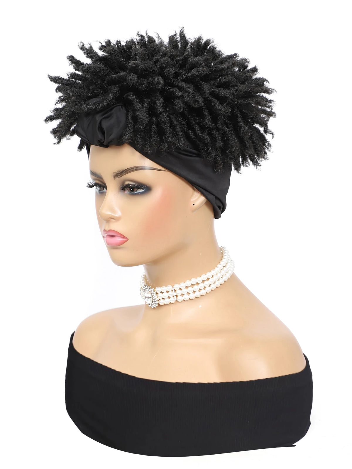 Short Curly Braid Headband Wig for Easy Daily Styling