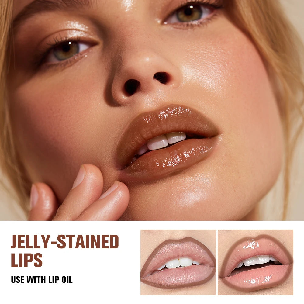 Dual-Sided Lip Contour Stain Pen for Precise Definition and Color