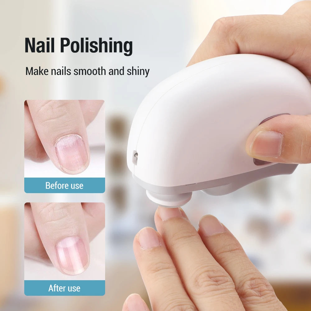 Electric Automatic Safety Nail Clipper and Trimmer for Adults and Kids - 6