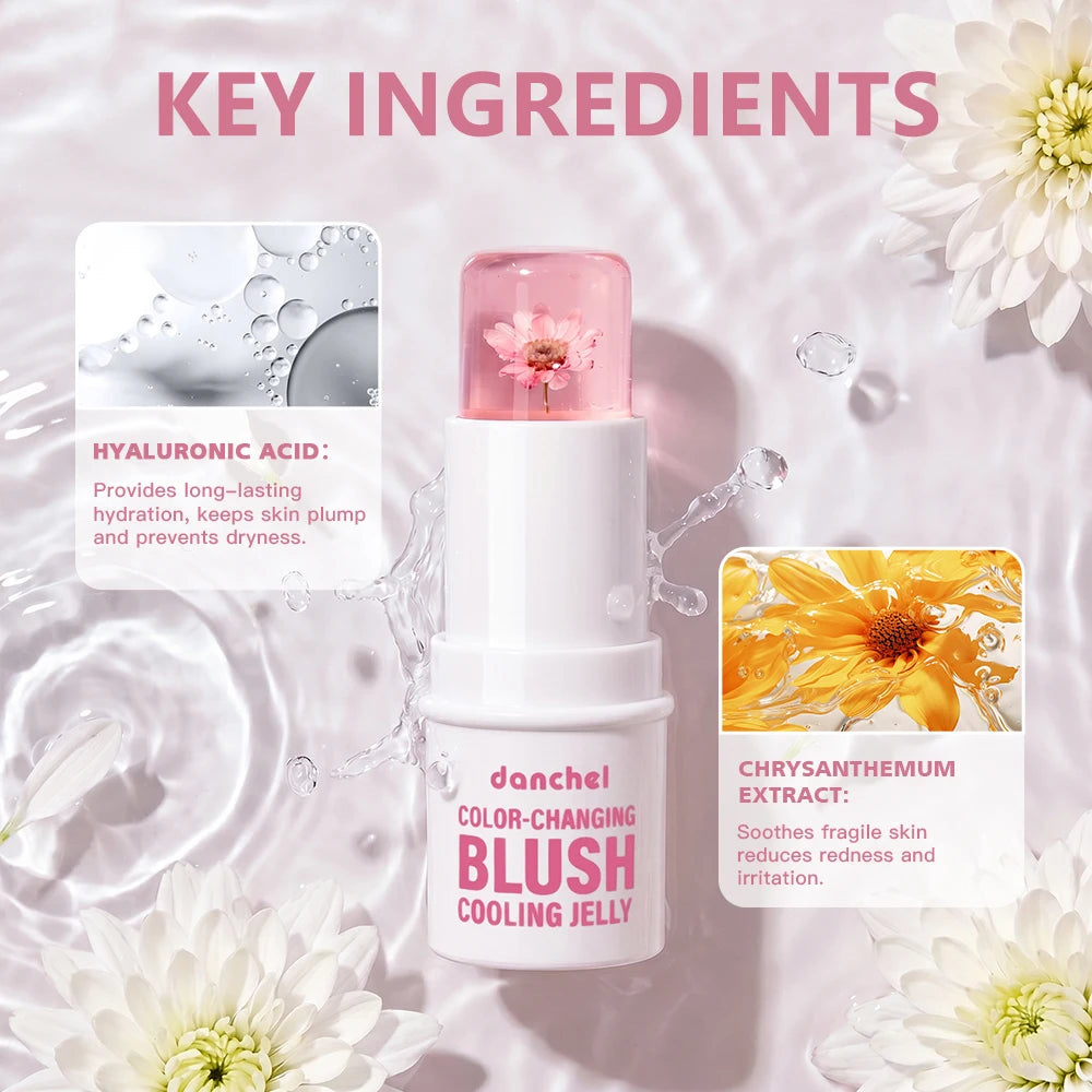 pH Adaptive Color Changing Jelly Blush for Lips Cheeks and Eyes - 14