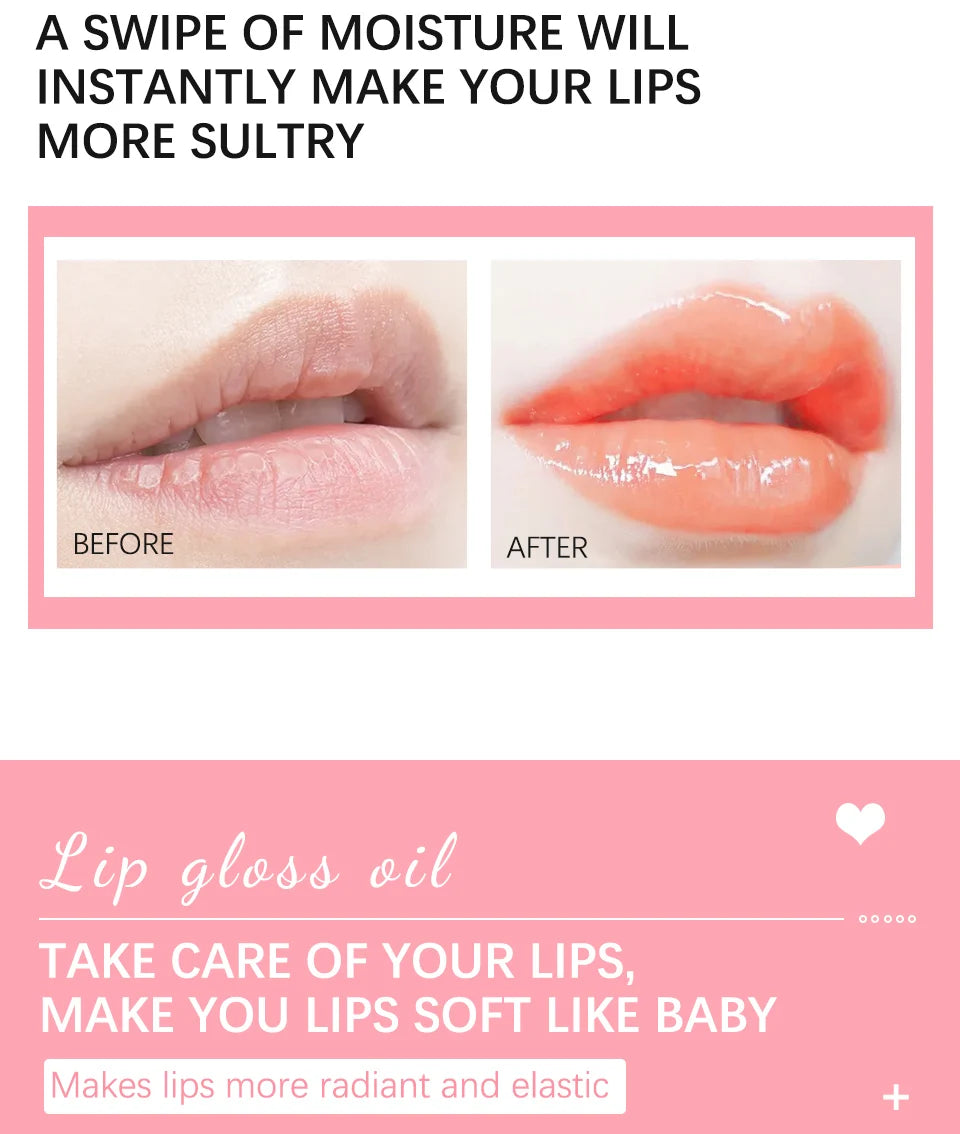 Hydrating Crystal Jelly Lip Oil for Fuller and Glossy Lips - 10