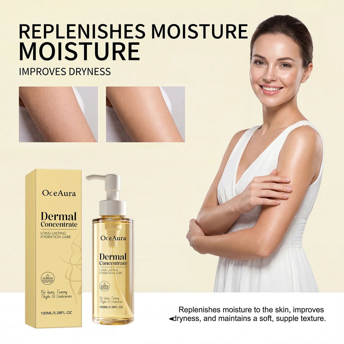 Hydrating Body Essence for Smooth and Bright Skin on Targeted Areas