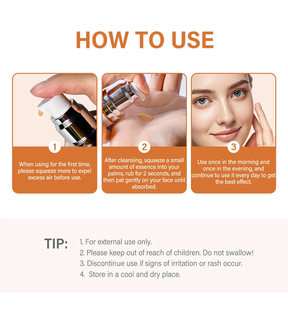 Brightening Vitamin C Face Serum for Hydrated and Firm Skin - 12