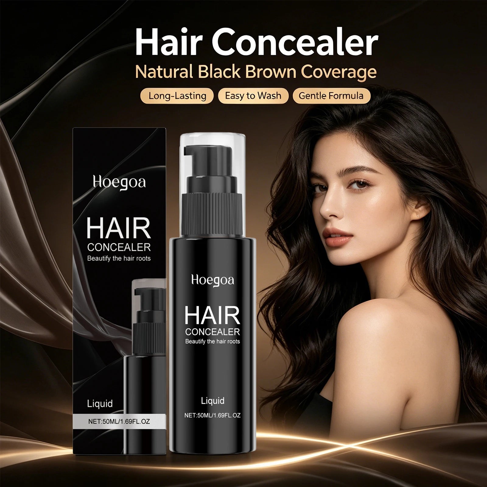Instant Hair Concealer and Root Cover Up for Thicker Fuller Looking Hair - 4