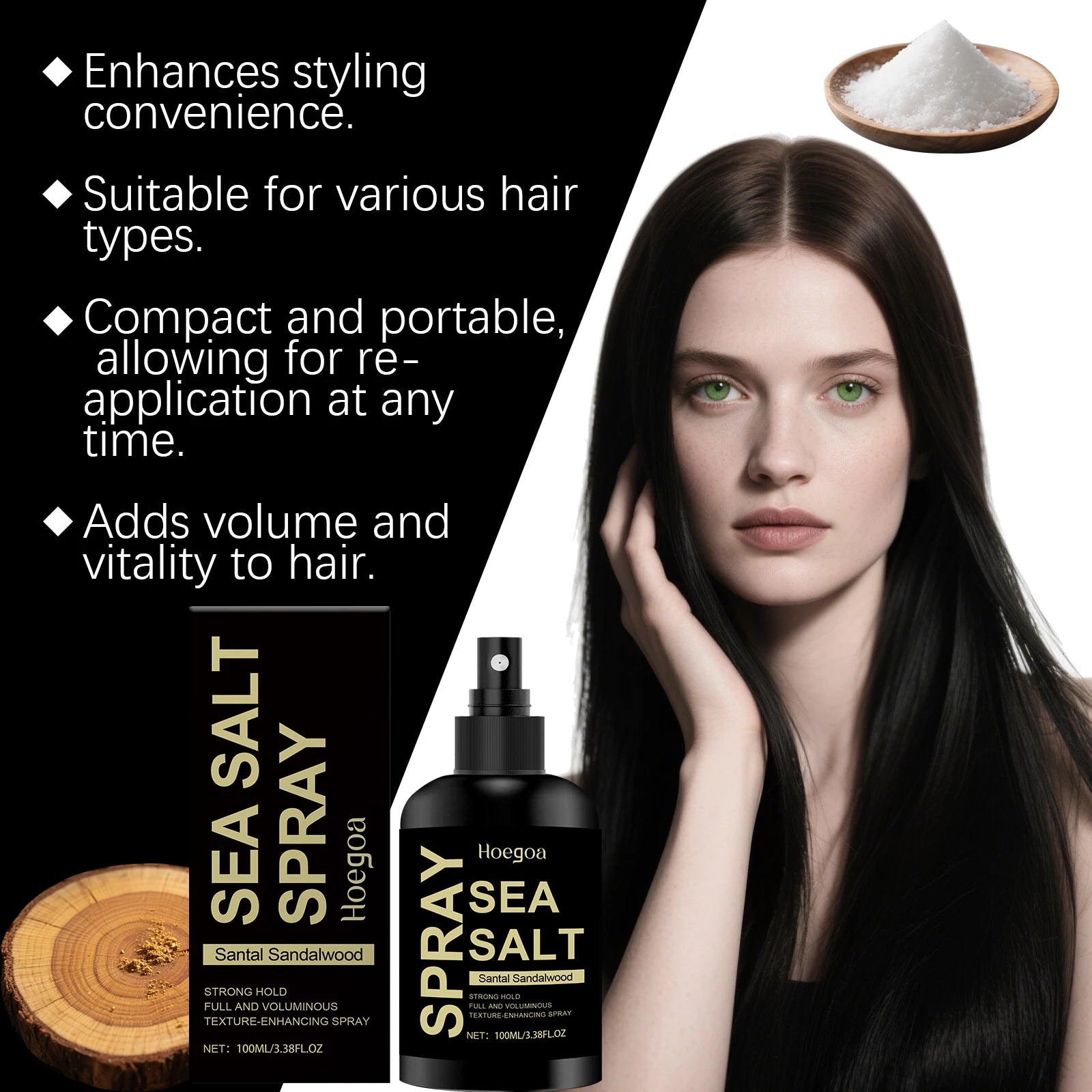 Volumizing Sea Salt Texturizing Hair Spray for Men and Women - 11