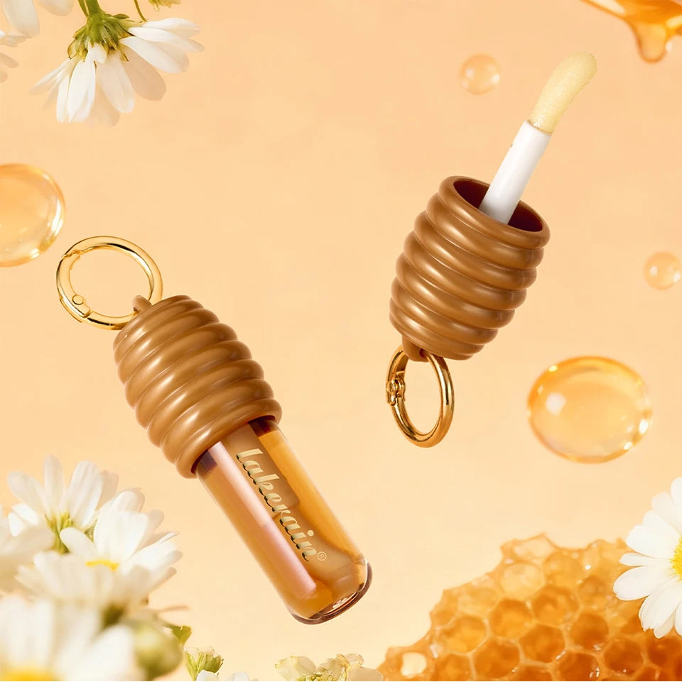 Honey and Chocolate Moisturizing Lip Gloss Set for Hydrated Lips - 18