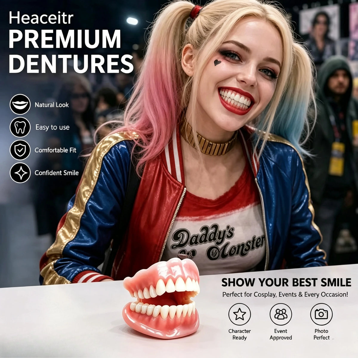 Custom Fit Temporary Denture Veneers for Instant Natural Smile Restoration
