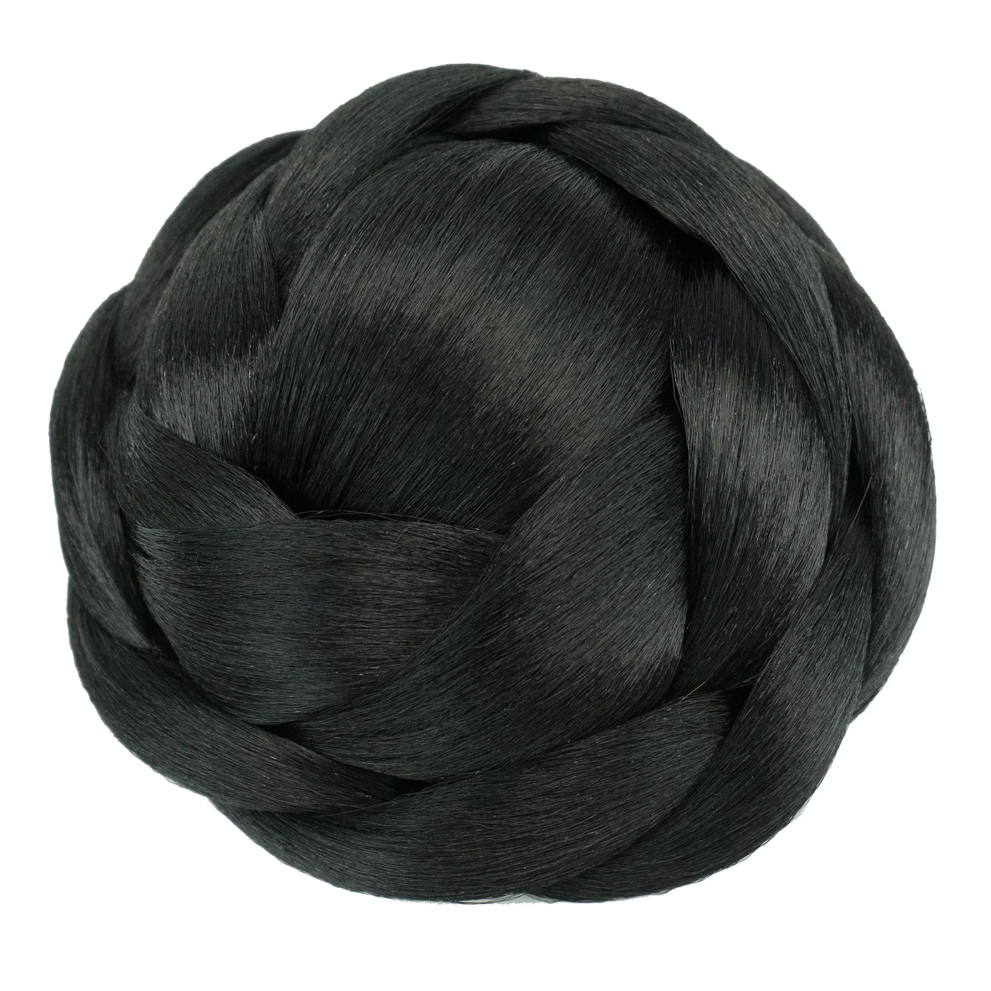 Synthetic Braided Chignon Bun Hair Extension Clip-In - 8