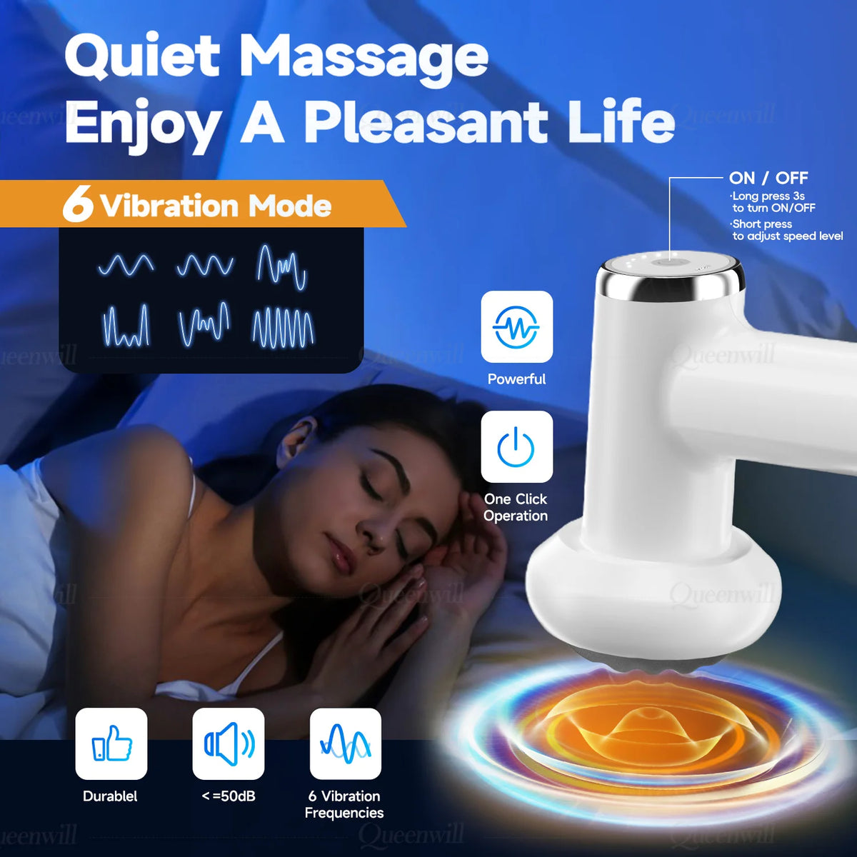 Portable Body Shaping and Deep Tissue Massage Gun for Fitness Recovery