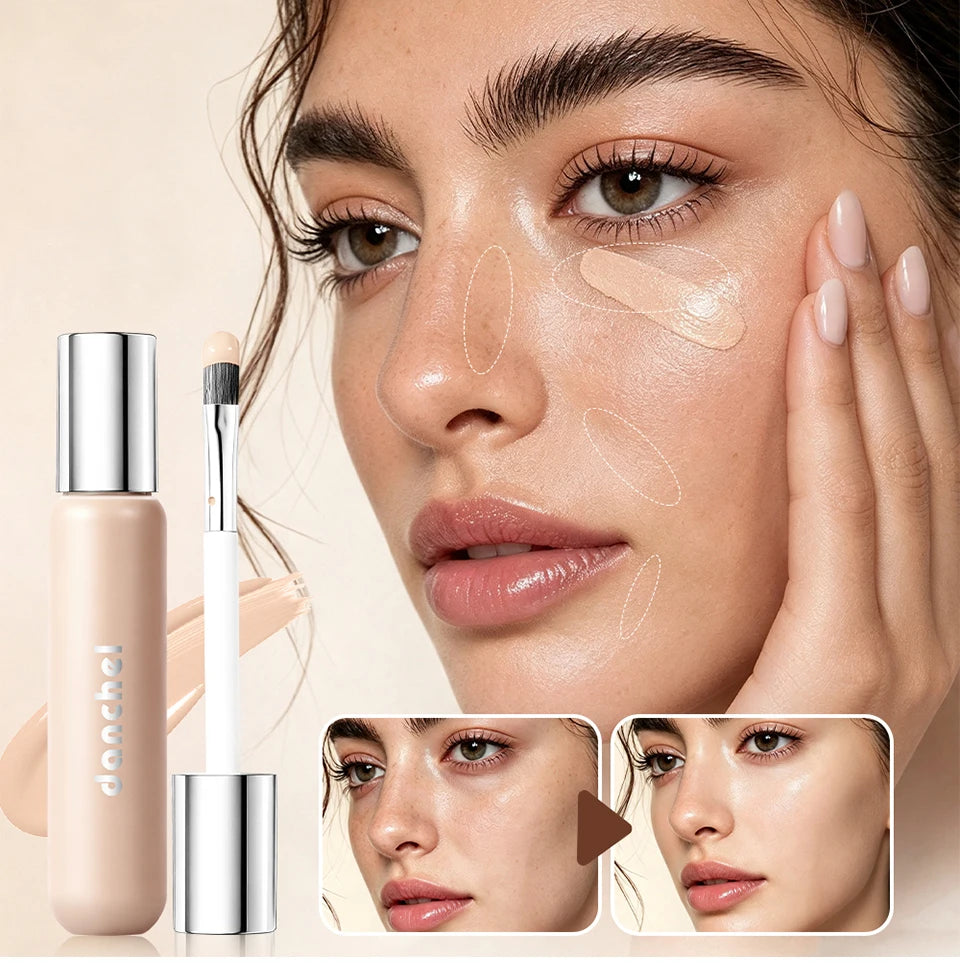 Full Coverage Waterproof Liquid Concealer for Face and Body Makeup