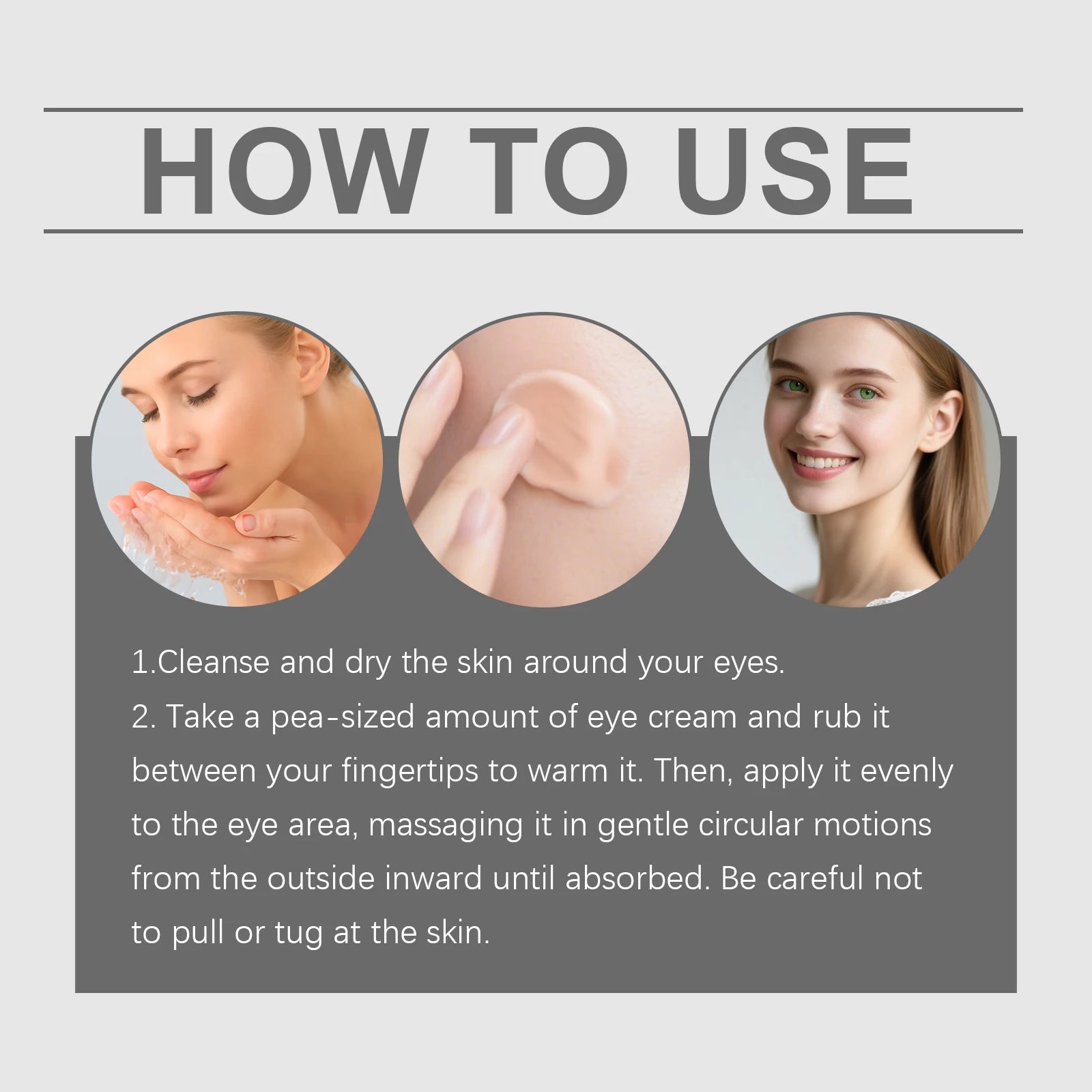 Hydrating Calcium Eye Cream for Dark Circles and Fine Lines - 12