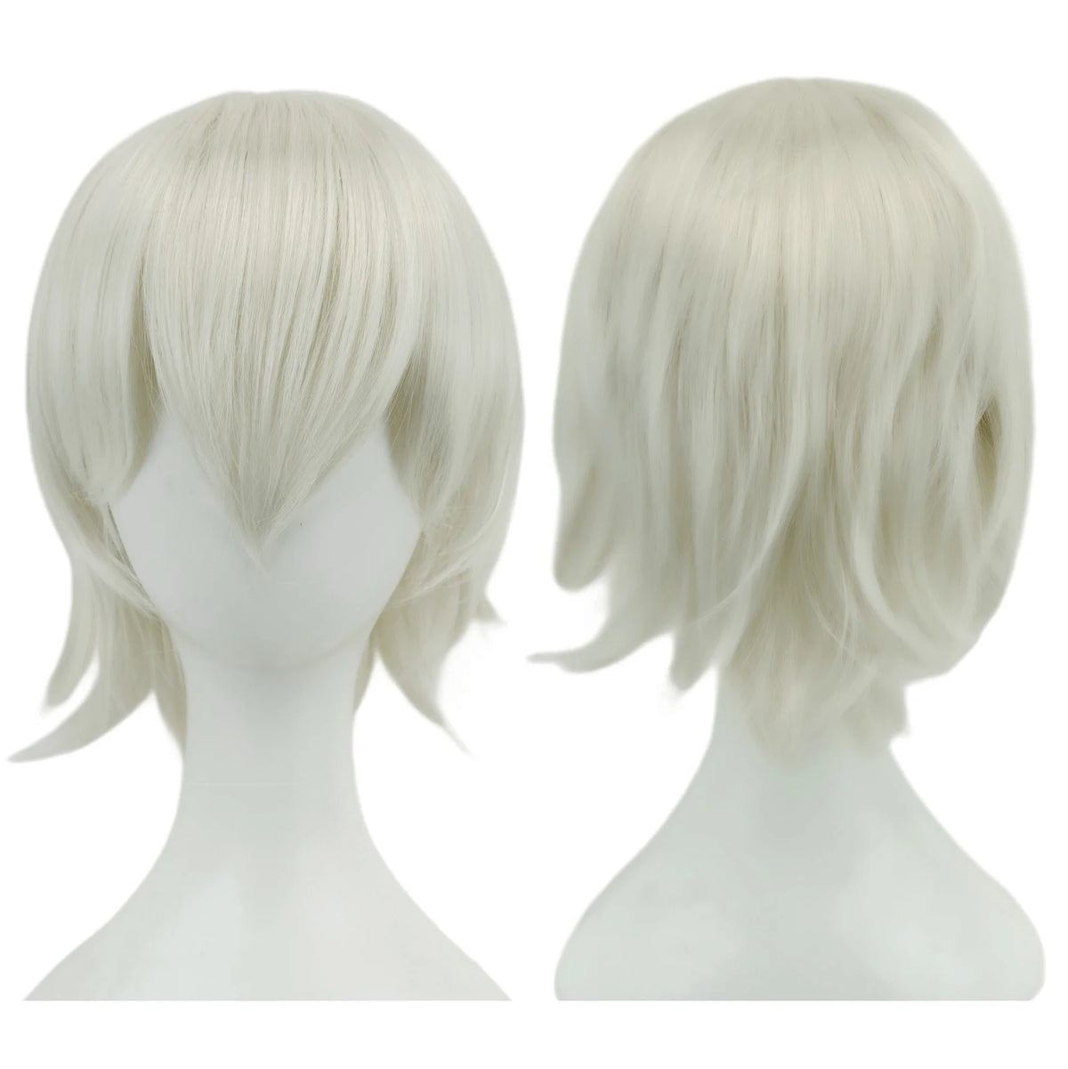Short Bob Cosplay Wig with Bangs for Halloween and Costume Parties