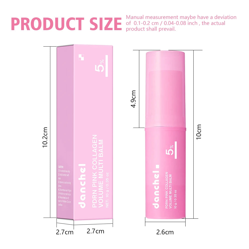 Salmon PDRN Peptide Serum and Collagen Volume Balm Set for Radiant Skin
