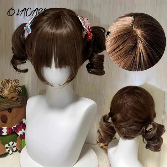Short Natural Wave Cosplay Wig for Daily Wear