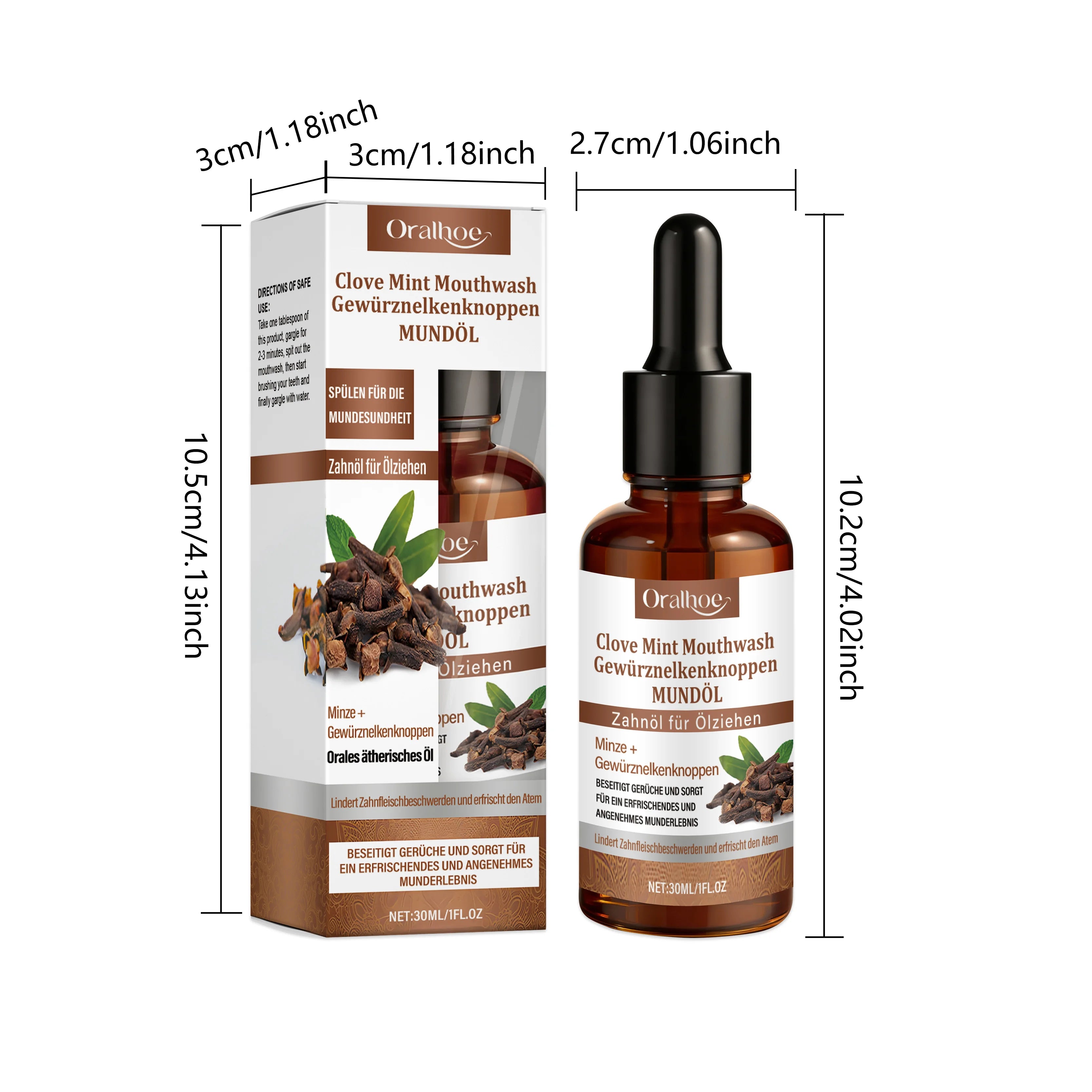 Clove Mint Mouthwash for Teeth Whitening and Fresh Breath - 9