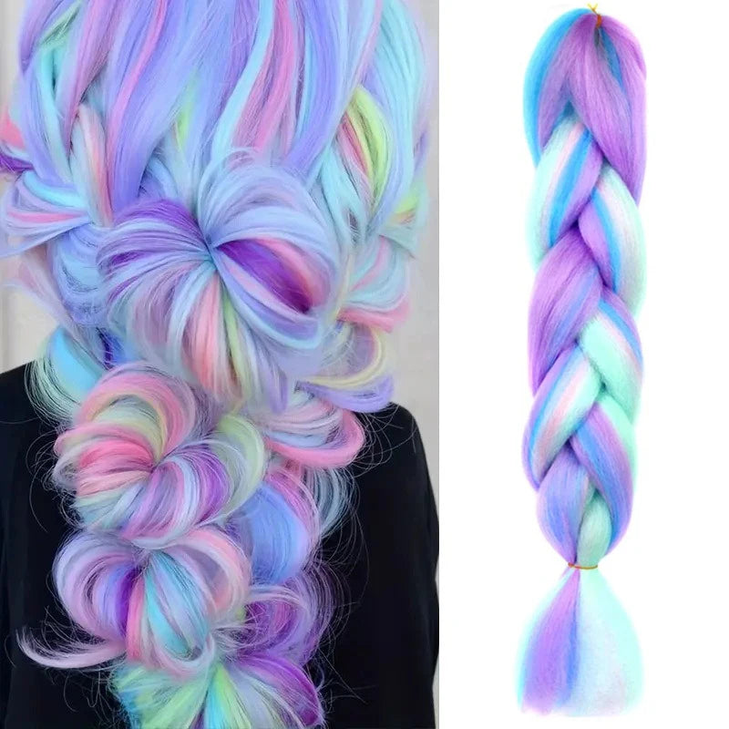 24-Inch Jumbo Synthetic Braiding Hair Extensions - 21