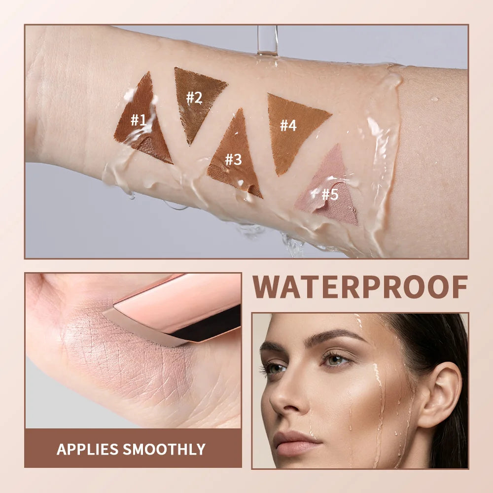 Cream Bronzer and Contour Stick for Sculpted Face Makeup